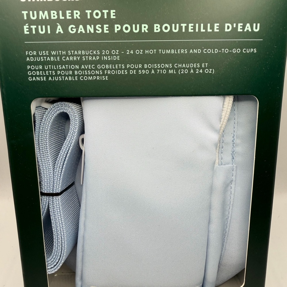 Starbucks Tumbler Tote in Soft Blue NWT - Picture 3 of 5
